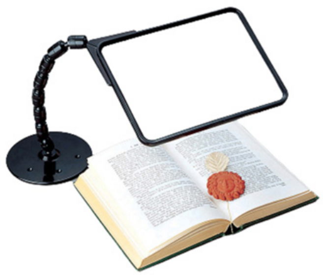 아이루페 노안 프레넬렌즈 대형 책 돋보기 스탠드 확대경, 거위 확대경 1730, 1개