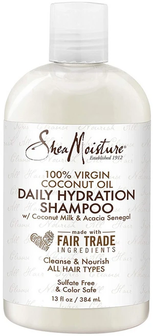 Shea Moisture 100% 버진 코코넛 오일 데일리 하이드레이션 샴푸, 384ml, 1개 - 쿠팡