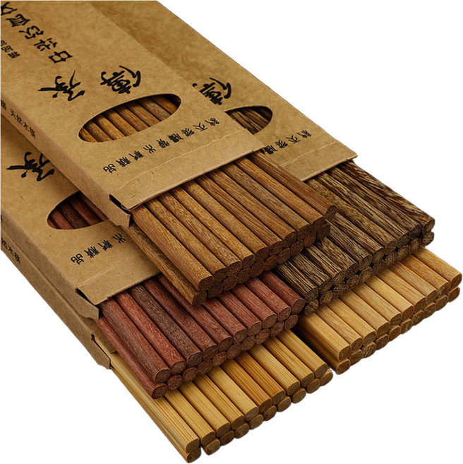 고급 천연목 나무젓가락 일식 일본 젓가락 고급 나무젓가락, 1개, 1.다베르지아나무젓가락(, 원목