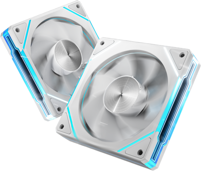 페이버컴퓨터 Asiahorse AMICI Pro ARGB 120mm 쿨러팬 블랙 화이트, 1개, 리버스