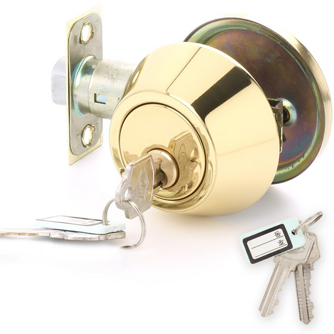 데드볼트 500PB 보조키 데드락 잠금장치 방문 현관문