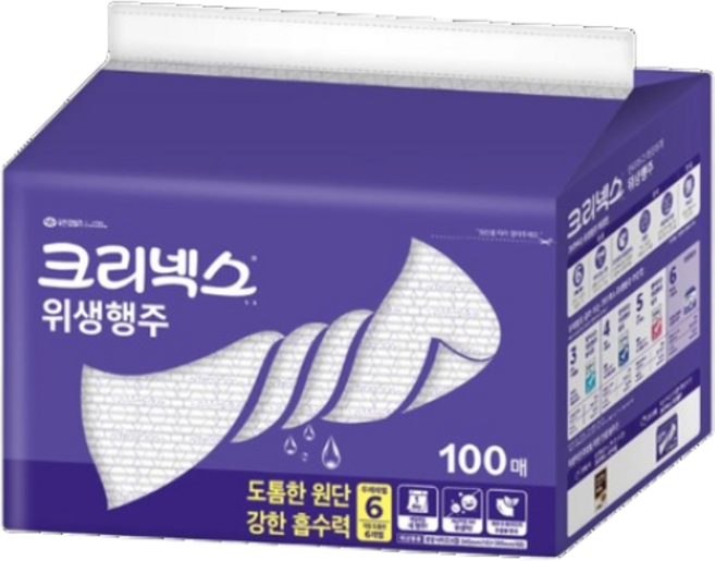 스카트 위생행주, 100개입, 1개