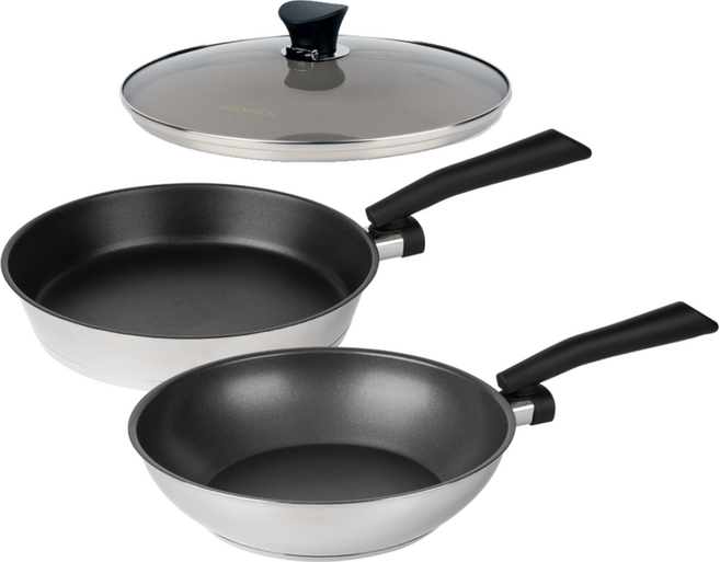 알텐바흐 디펜더스 스테인레스 후라이팬 28팬+28웍+28커버 3종세트, 1세트