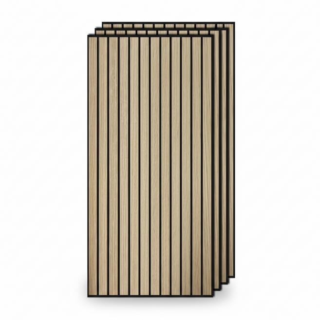 현관문 방음재 방음판 2in1 120cm x 60cm x 0.9cm 음향 패널 가정 사무실 스튜디오용 실내 벽 장식용 모던 견고하고 내구성 무게가 가볍다, 4개, brown-White oak