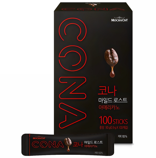 CONA 마일드로스트 원두커피믹스, 0.9g, 100개입, 1개
