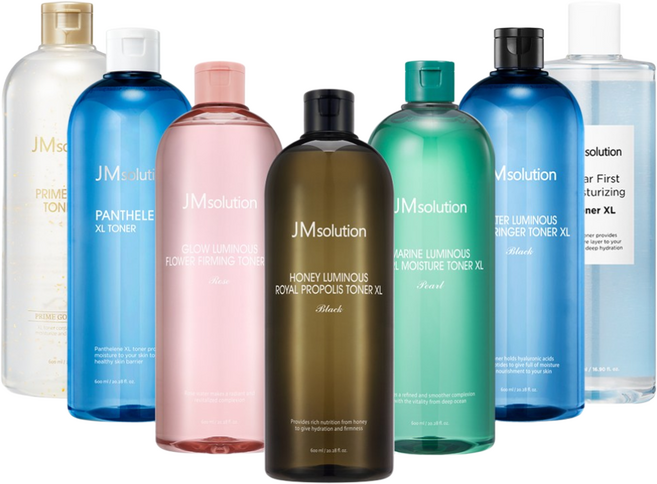 [1+1] 제이엠솔루션 엑스 라지 토너 [꿀광/청광/물광/윤광/프라임골드/디어퍼스트], 꿀광 1+1, 600ml