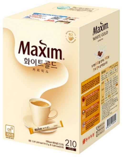 맥심 화이트골드 커피믹스, 11.7g, 210개입, 1개