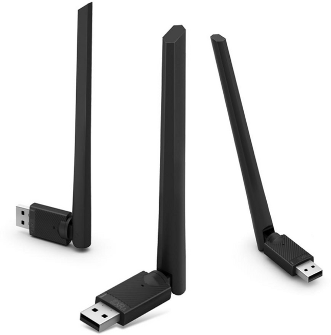 ipTIME 고성능 v6.0 블루투스 동글이 USB 안테나형 무선 어댑터 송수신기 PC 컴퓨터 키보드 헤드셋 연결, 블랙, 1개, UCBT60XR-A
