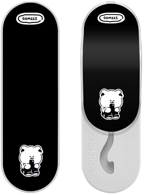 (168CM X 모모스틱) 셀피 곰찌 플랫스틱, 1개