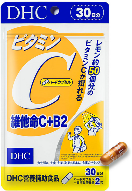 DHC維他命C+B2 60粒-30日份, 0.578g, 60個