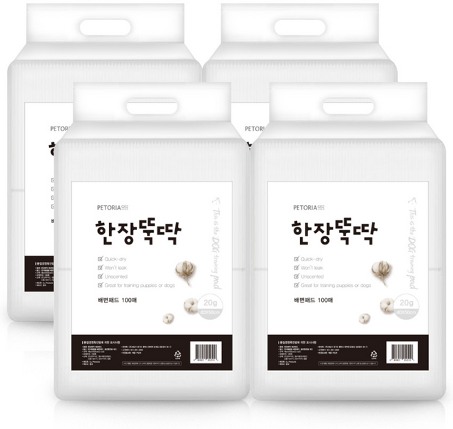 한장뚝딱 라이트 강아지 배변 패드 40x50cm 400매 무향, 400개입, 1세트