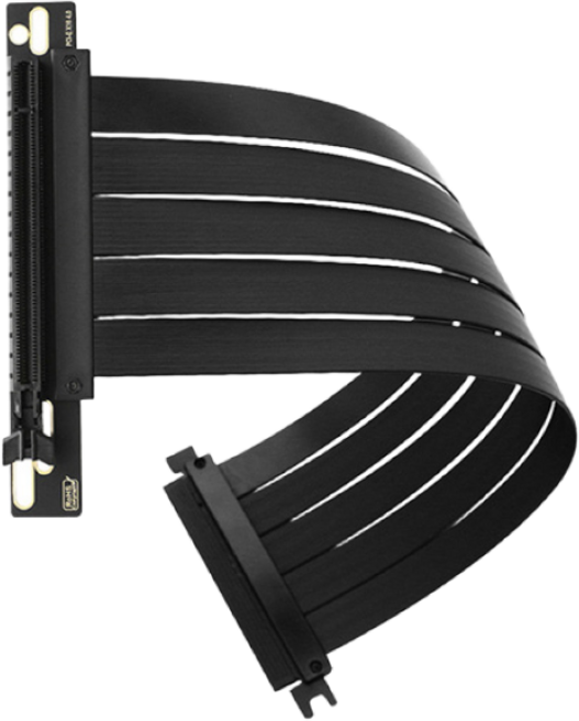 Aone PCI-E 4.0 16X 250mm 라이저케이블 블랙, 250m, 1개