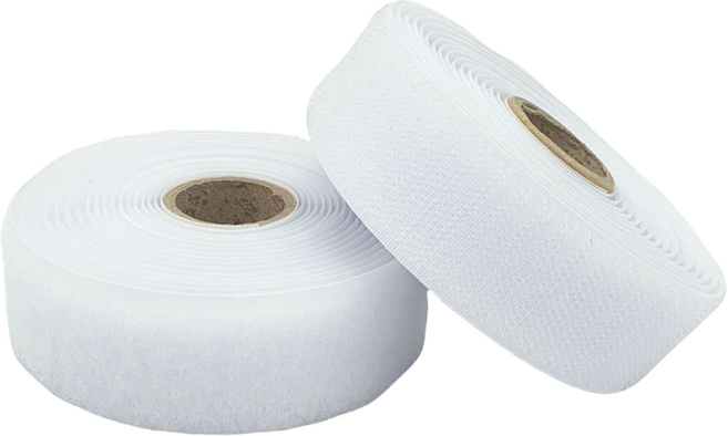 케이엘 국산 단면 넓은 재봉용벨크로 폭 4cm, 흰색 암수 3미터씩, 1세트