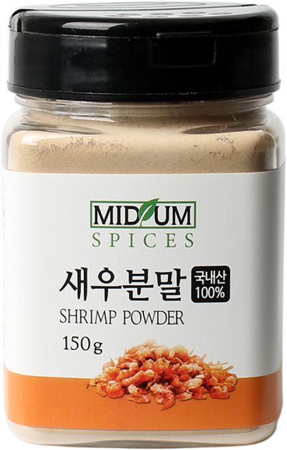 미드움 국산 새우 분말 가루 파우더 다시 육수 국물 천연조미료, 1개, 150g