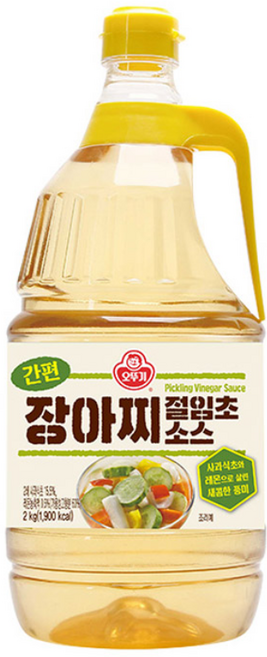 오뚜기 간편 장아찌 절임초소스 2kg, 3개