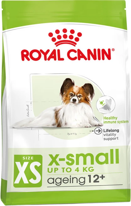 로얄캐닌 시니어 강아지 엑스스몰 에이징 12+ 건식사료, 곡물, 1.5kg, 1개 - 쿠팡