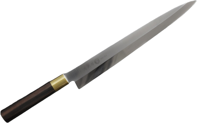 2위 - 풍천도 사시미 야나기바(240mm 270mm) 회칼 금장 팔각흑단손잡이, 240mm