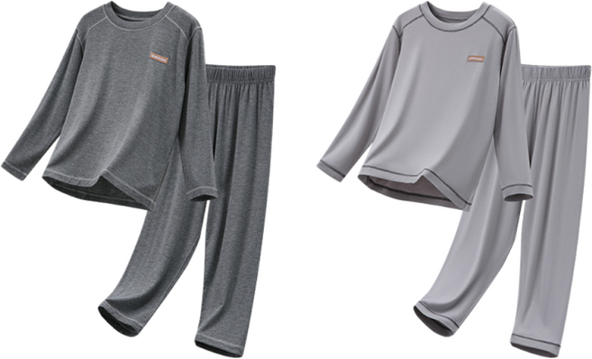 1+1특가 Omiza 모달 천연소재+흡습속건 UP 이너웨어 성인 아동 주니어 내복 잠옷 상하세트