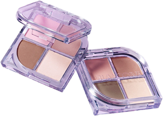 블랑디바 애교살 쿼드 팔레트 아이섀도우, 1개, 허쉬