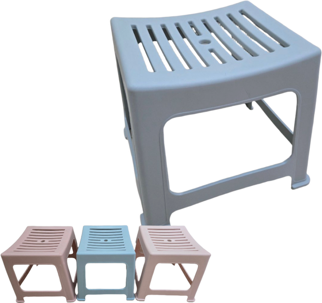 Aegen 다용도 목욕의자 임산부 어르신 화장실 겸용 안전 의자, 스카이블루 (Sky Blue), 1개