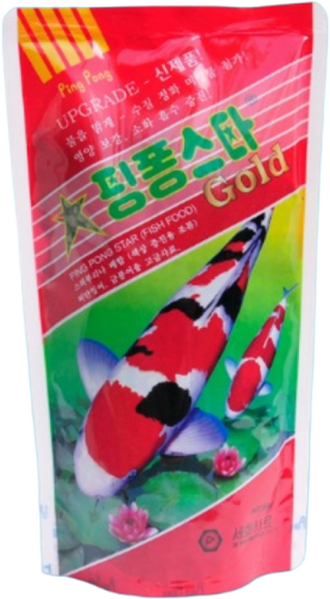 핑퐁 스타골드 금붕어 사료, 500g, 1개