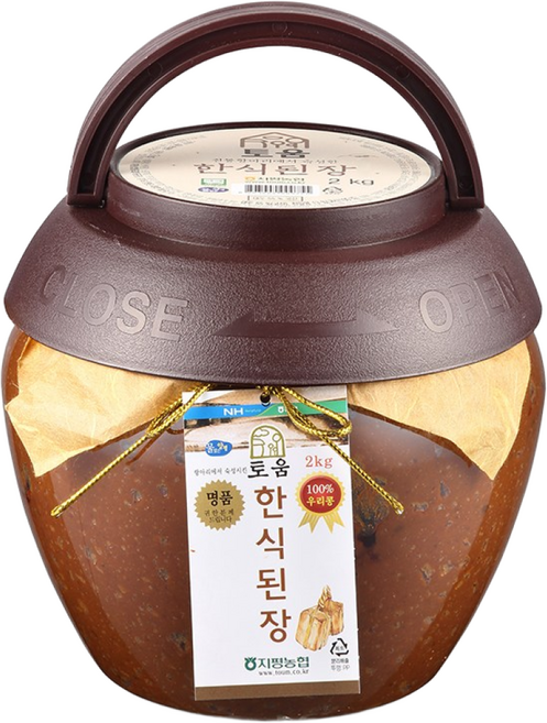지평농협 국내산 토움 한식된장, 2kg, 1개