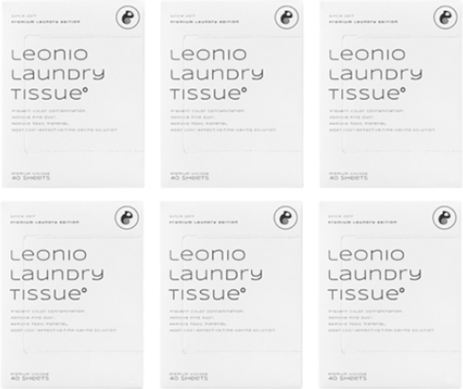 레오니오 국내생산 이염방지시트 유해물질 미세먼지흡착 40매, 화이트, 6개