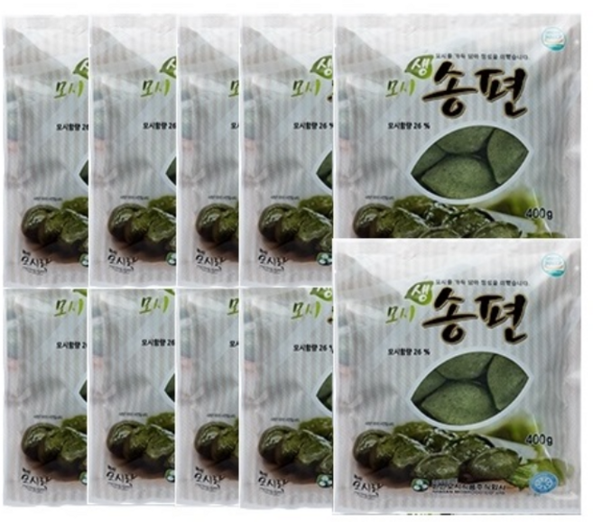 모시담은 한산모시떡 모시생송편400g 10팩[ 4kg 100개], 1개
