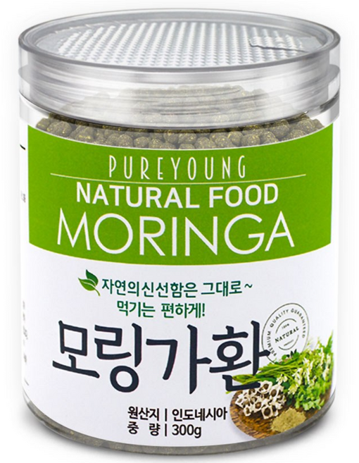 퓨어영 모링가환 300g 두달분 약5000정, 1개