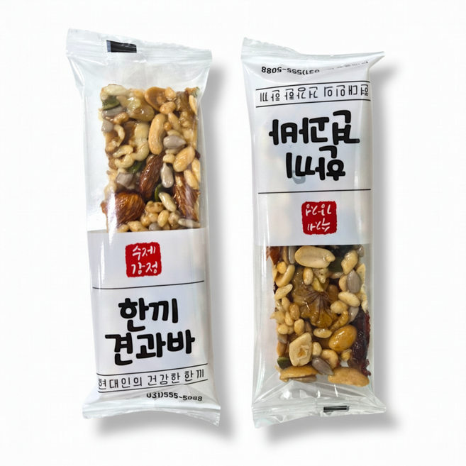 100%수제견과바 7가지견과류가 듬뿍듬뿍!, 42g, 30개