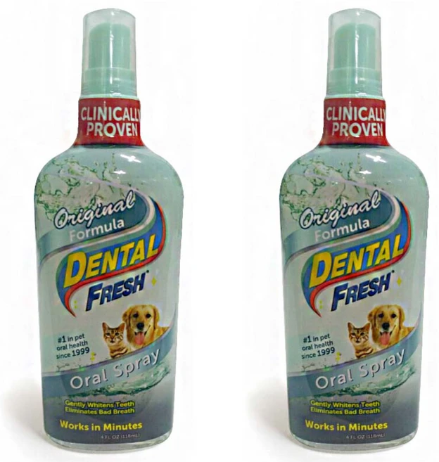 강아지 고양이 반려동물 치아관리 스프레이, 118ml, 2개 - 쿠팡