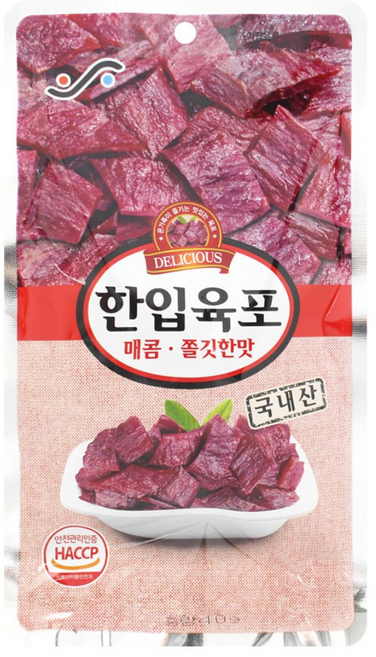 한입육포 [40g], 1개, 40g개, 40g