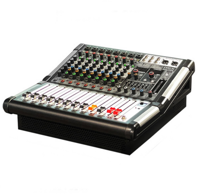 500PM8 8채널 500W + 500W 고출력 파워드믹서 USB플레이어내장