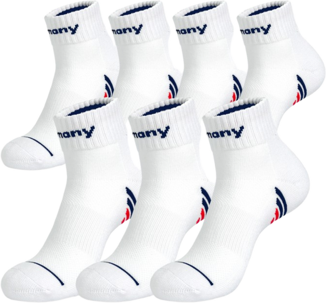 키모니 30수 남성 고급 스포츠양말 KSS501 7족세트, M10, 7개