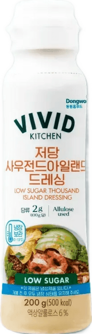 비비드 저당 사우전드아일랜드드레싱, 1개, 200g