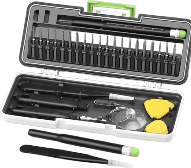 픽스코리아 아이폰 아이패드 맥북 닌텐도 스위치 모빌리티 전용 정밀 공구세트 31종, 1개