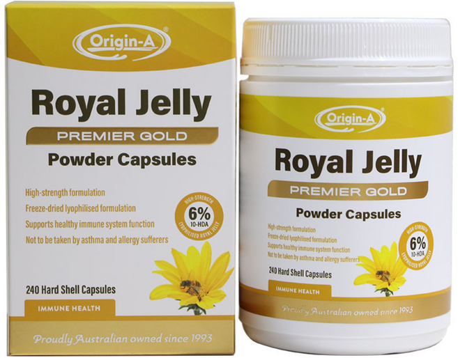 호주 오리진에이 로얄제리 파우더 2250mg 240정 천연 오가닉 면세점, 1개