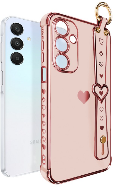 더조은셀러 챠밍 하트 핸드 그립 스트랩 케이스