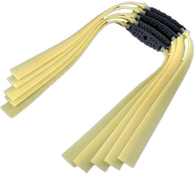 곰곰이 크린 고탄성 늘어나는 새총 고무밴드 고무줄, 10개, 베이지(1.2mmx19cm)