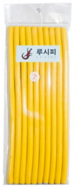 루시피 빠롯드 1-7호 파마롯드 부메랑롯드 헤어롤 와이드롯드 스폰지롯드 루트펌, 1개, 루시피빠롯드 7호