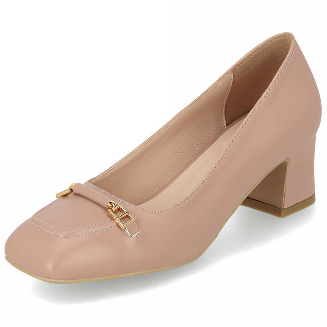 엘칸토 인텐스 여성 홀스빗 미들 펌프스 5cm LCWD79I613