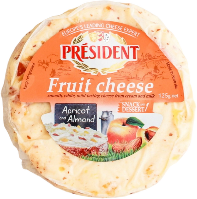 프레지덩 PRESIDENT 과일 치즈 맛선택, 1개, 125g, 1개