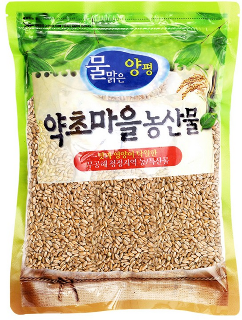 26년산 국산 소화가 편한 햇앉은뱅이 통밀쌀 1kg 우리밀, 1개
