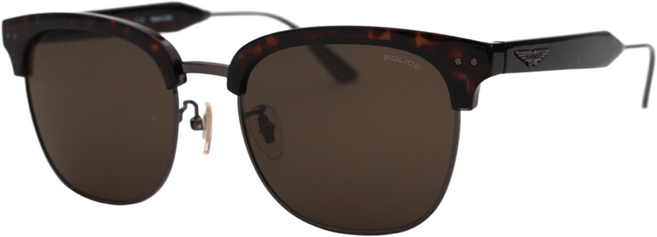 폴리스 SPL 856G 0509 스퀘어 하금테 콤비 뿔테 명품선글라스