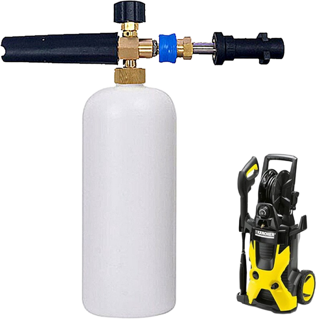 벤비아 셀프세차 폼건 스노우폼 폼랜스 셀프세차장 호환 라보 호환 카쳐K시리즈 호환 고압 세척기용 거품세차 디테일링 세차 00394, 3번 카쳐K 호환용, 28cm