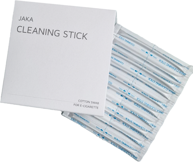 자카 클리닝스틱 일반용 궐련형 전자담배청소 알콜면봉 100개입, 블루, 1개, 블루