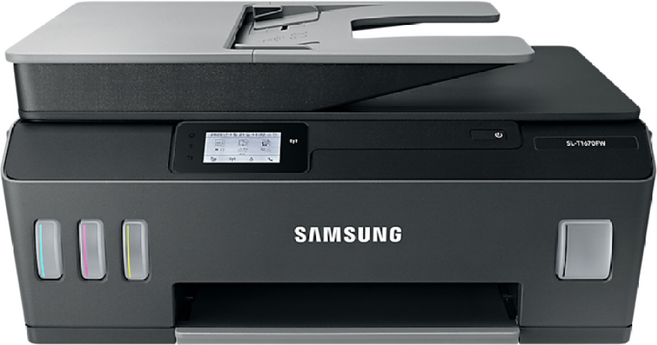 삼성전자 SL-T1670FW 정품 무한 복합기 프린터 복사 팩스 스캔 WiFi 무선 지원 잉크포함, 1. SL-T1670FW