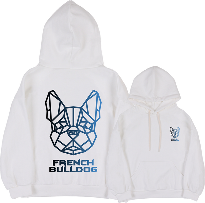 [국내생산] 마고주니어 그라데이션 불독 오버핏 후드 티셔츠 [키 120 130 140 150 160]