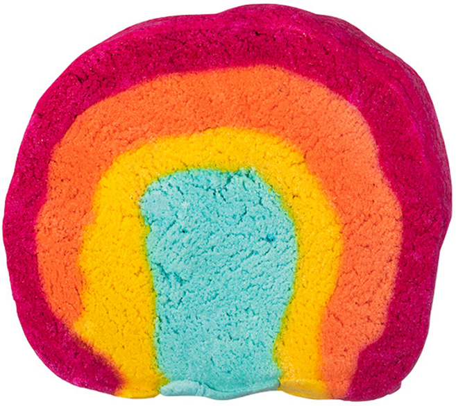 러쉬 레인보우 버블 바 입욕제, 200g, 1개