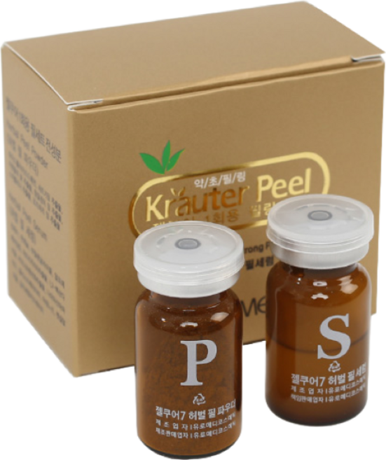 유로메디코스메틱 젤쿠어 약초필링 필파우더 0.5g + 필세럼 2.5ml 세트, 1개, 약필세트(파우더0.5g+세럼2.5ml)